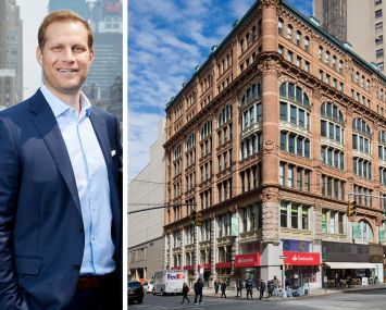 The Feil Organization's Brian Feil and 841 Broadway.