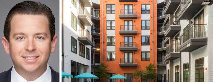 Mesa West Capital's Brian Hirsh and Bishop Momo in Austin.