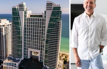 The Diplomat Beach Resort in Hollywood, Fla., and Trinity Investment's Seah Hehir.