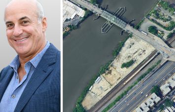 Dynamic Star's Gary Segal and a satellite view of 360 West Fordham Road, The Bronx.