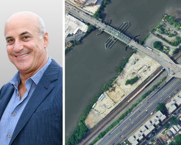 Dynamic Star's Gary Segal and a satellite view of 360 West Fordham Road, The Bronx.