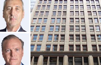 VanBarton Group's Gary Tischler (top) and Richard Coles, and 31 Penn Plaza.