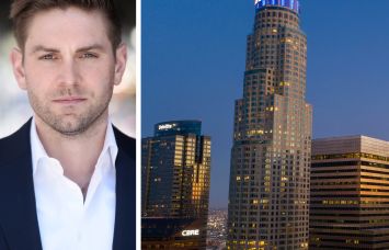 Silverstein Properties's Harlan Strader and US Bank Tower in Los Angeles.