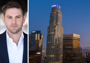 Silverstein Properties's Harlan Strader and US Bank Tower in Los Angeles.