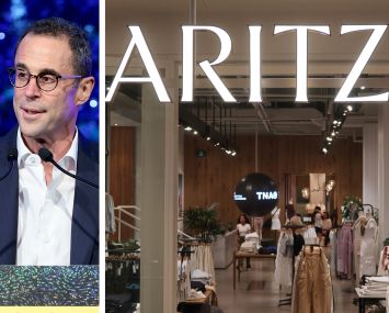Related Companies CEO and an Aritzia store.