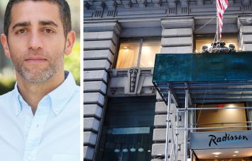 Martin Nussbaum, principal at Slate Property Group, and 52 William Street.