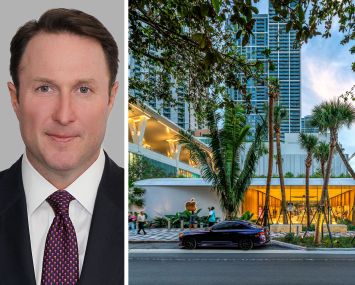 Newmark's Adam Spies and the Miami Worldcenter.
