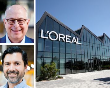 Hackman Capital Partners' Michael Hackman (top), Hermeus's AJ Piplica, and 888 North Douglas Street in El Segundo, Calif.