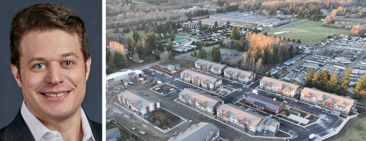 Mavik Capital's Mike Fishbein and Harrington Place at 6276 Portal Way, Ferndale, Wash.