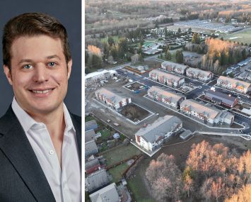 Mavik Capital's Mike Fishbein and Harrington Place at 6276 Portal Way, Ferndale, Wash.