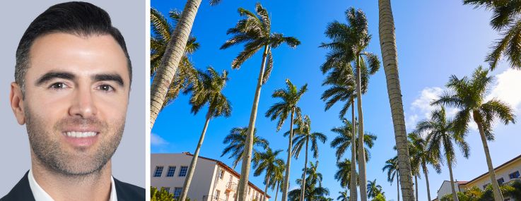 Nate Sirang, President of Concord Wilshire and a view of Royal Palm Beach, Fla.