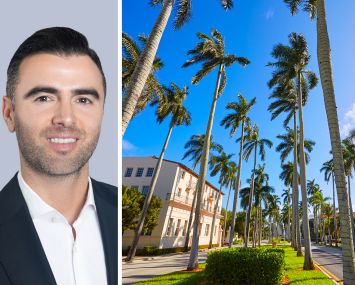 Nate Sirang, President of Concord Wilshire and a view of Royal Palm Beach, Fla.