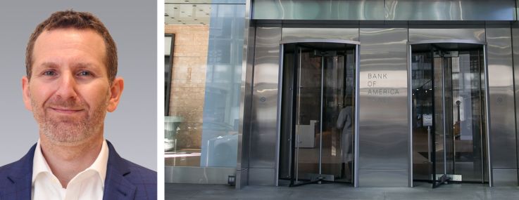 Avison Young's Oliver Petrovic (top), Colliers's Frank Wallach, and One Bryant Park.