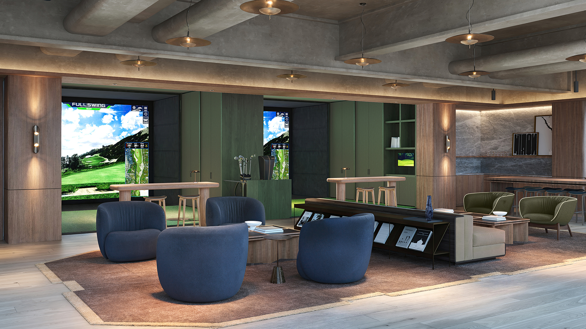 The amenities spaces span 45,000 square feet across the eighth and 36th floors.