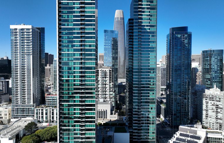 Office buildings in San Francisco.