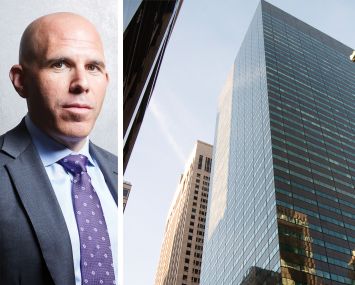 RXR CEO Scott Rechler and 590 Madison Avenue.