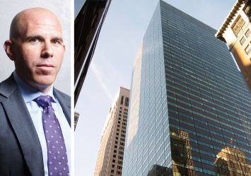 RXR CEO Scott Rechler and 590 Madison Avenue.
