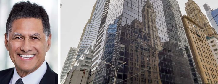 American Realty Advisors' CEO Stanley Iezman and 499 Park Avenue.