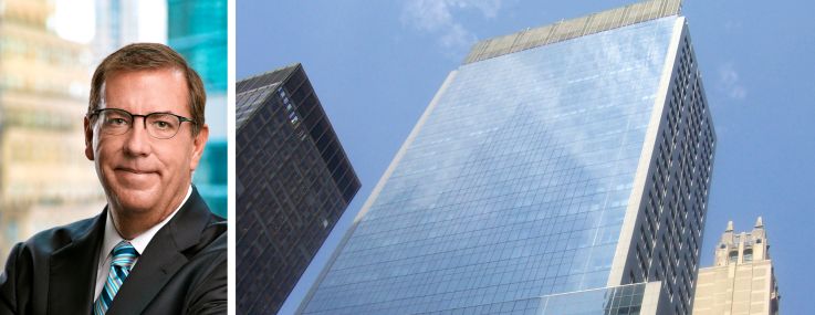 SL Green's Steven Durels and 100 Park Avenue.