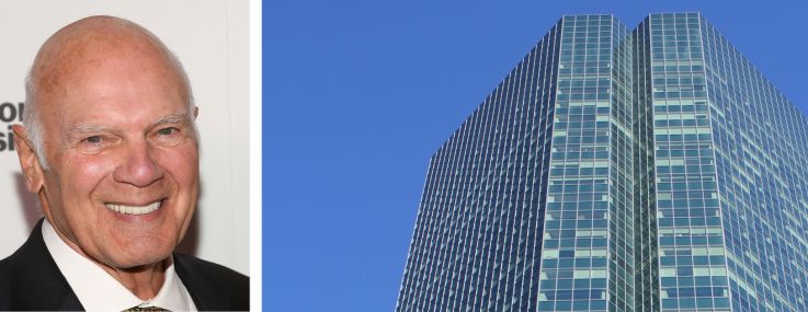 Vornado's Steven Roth (top), Closer Properties's Zhang Xin, and Park Avenue Plaza at 55 East 52nd Street.