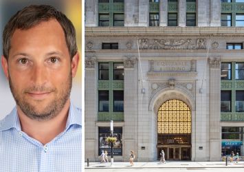 Savills's Zev Holzman and 120 Broadway.