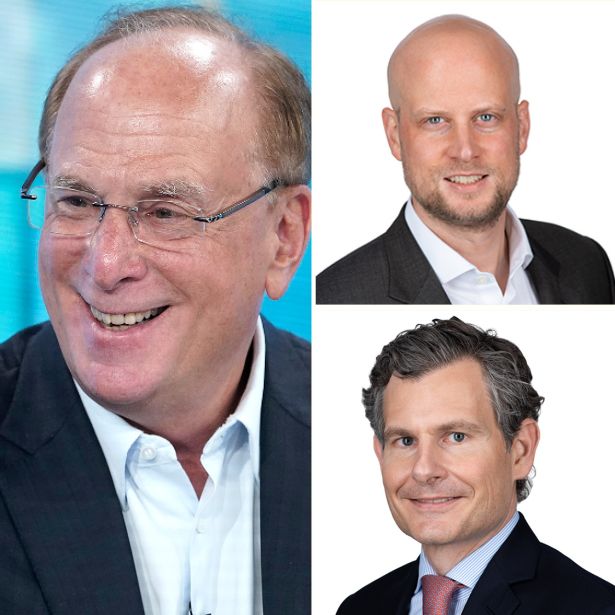 Larry Fink, Paul Tebbit and Thomas Mueller-Borja