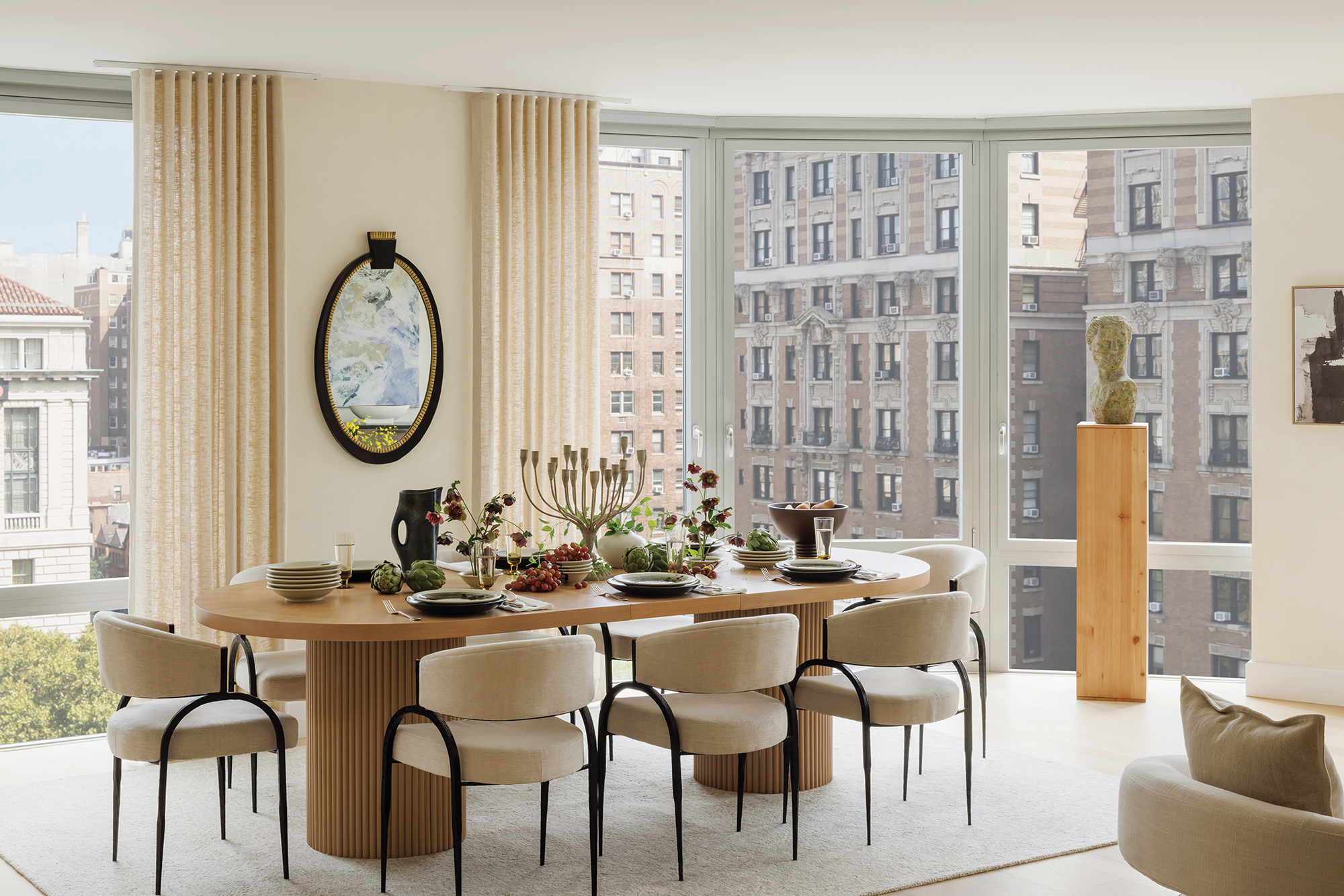 212 West 72nd Street dining room.