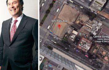 Gary Barnett and the 405-417 Park Avenue lot.