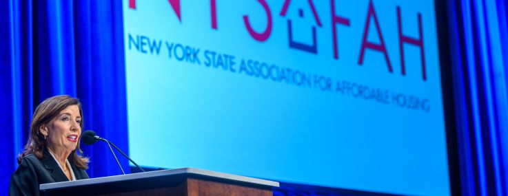 Governor Kathy Hochul delivers remarks at NYS Affordable Housing Conference.