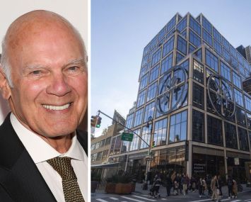Vornado Realty Trust CEO Steven Roth and 61 Ninth Avenue.