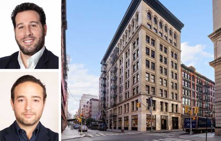 Rob Kluge (top), Brandon Charnas, and 75 Spring Street.