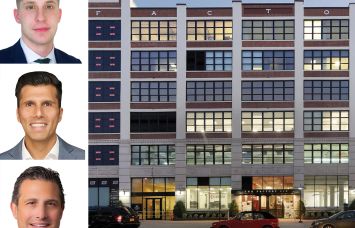 Alex Rosenblum (top), Jordan Gosin (center), Brian Waterman (bottom) of Newmark and The Factory in Long Island City.