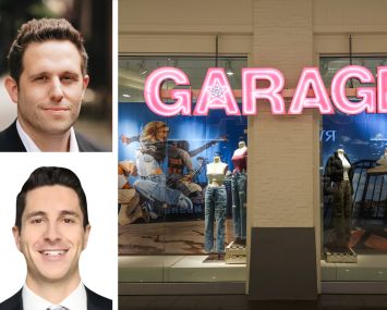 Retail by Mona's Brandon Singer (top), Newmark's Michael Paster, and a Garage clothing store in Canada.