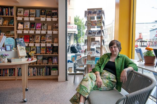 New York City’s Higher End Retail Deserts, and How to Fill Them Lofty Pigeon Books co-owner Briana Parker sits inside the store in Brooklyn.