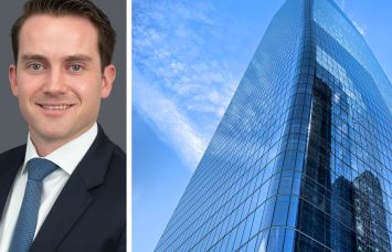 Brookfield CEO Connor Teskey and Two Manhattan West.