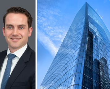 Brookfield CEO Connor Teskey and Two Manhattan West.