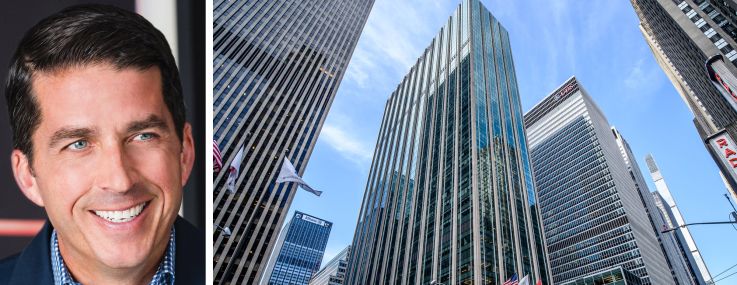 Daniel Moore, president and CEO of Rockefeller Group, and 1271 Avenue of the Americas.