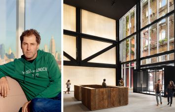 Jed Walentas, CEO of Two Trees and The Refinery at Domino, in Brooklyn.