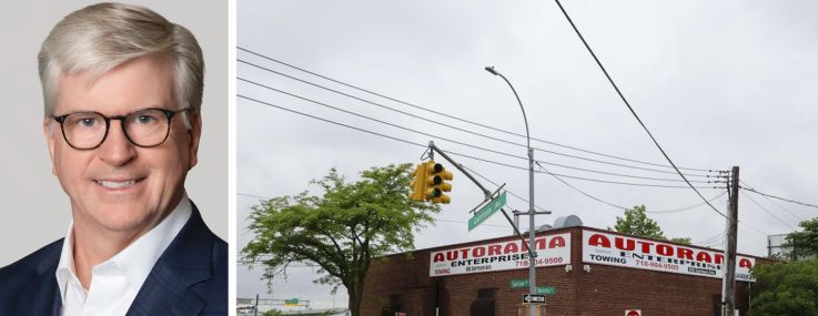 Realterm's Ed Brickley and 935 Garrison Avenue, the Bronx.