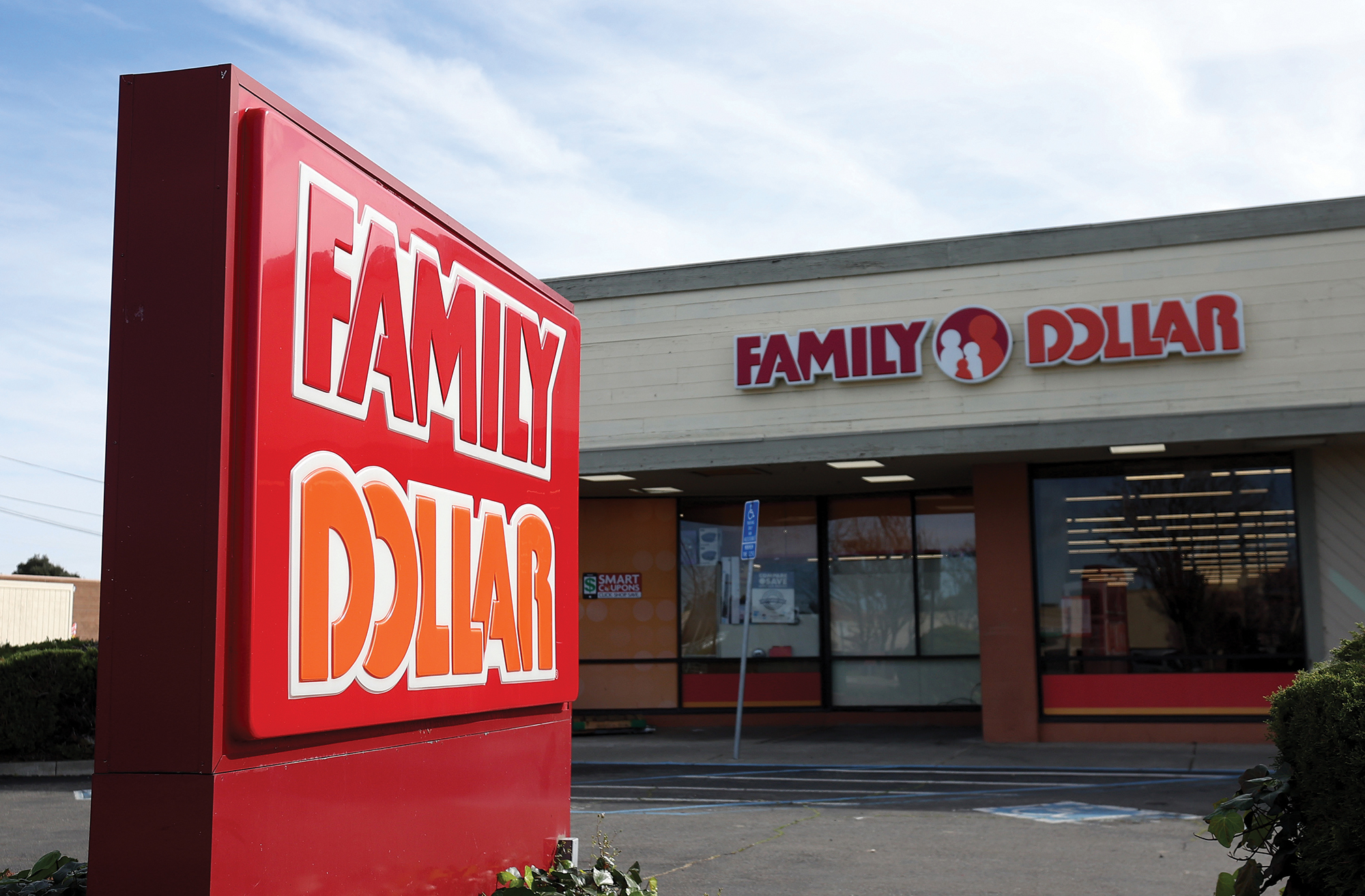A Family Dollar store in Fairfield, Calif.