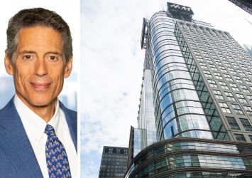 The Durst Organization's Jody Durst and 151 West 42nd Street.