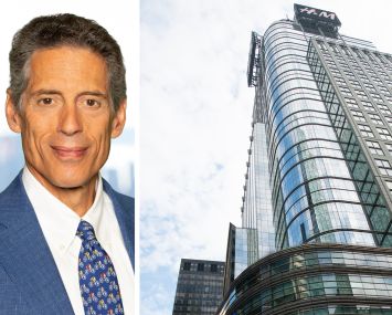 The Durst Organization's Jody Durst and 151 West 42nd Street.
