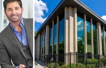 Joe Simone, president of Simone Development Companies, and 2510 Westchester Avenue, the Bronx.
