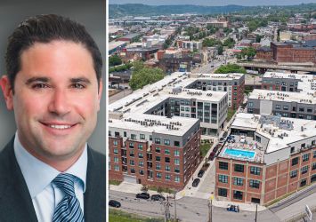 Walker & Dunlop's Jonathan Schwartz and Brewers Block apartment complex in Pittsburgh.