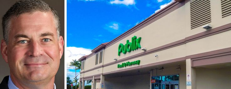 Kevin Murphy, CEO of Publix and a south Florida Publix.