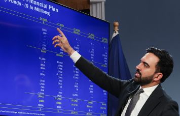 Mayor Zohran Mamdani speaks about the fiscal year 2027 budget.