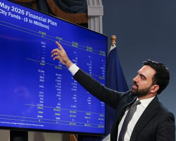 Mayor Zohran Mamdani speaks about the fiscal year 2027 budget.