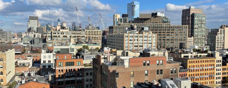 View of Hudson Square.