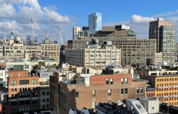 View of Hudson Square.