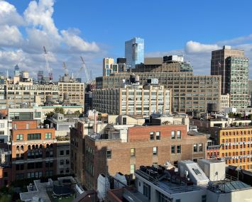 View of Hudson Square.